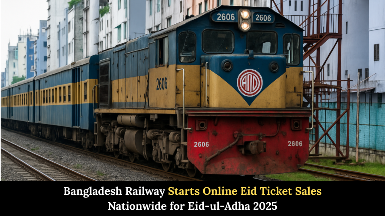 Bangladesh Railway Starts Online Eid Ticket Sales Nationwide for Eid-ul-Adha 2025